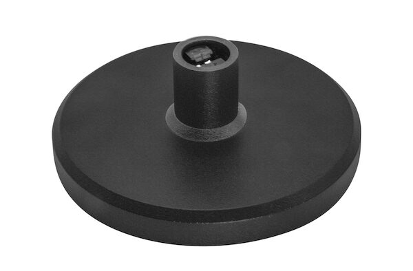 Base de sujeción inferior acabado negro para micro track magnético