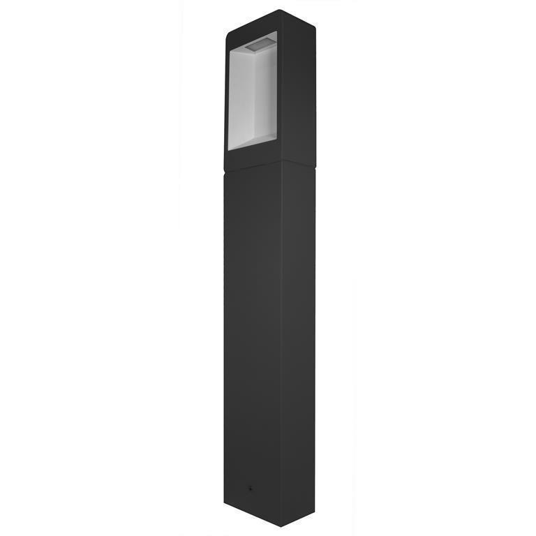 ILUB0116W100DG-1.jpg Poste tipo Bolardo 100 cm de alto de led blanco cálido 6 Watts de sobreponer