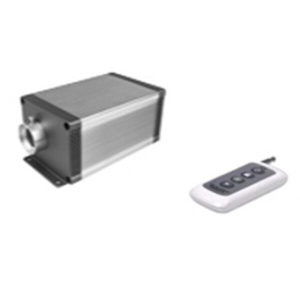 Caja de luz para fibra óptica de led 3x3 RGBW con accesorios