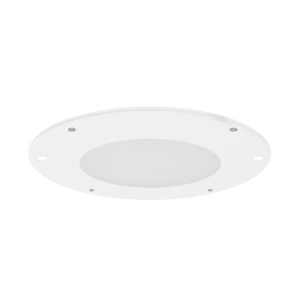 Luminario led blanco cálido 2 Watts óptica 120° ultra delgado redondo empotrar o sobreponer