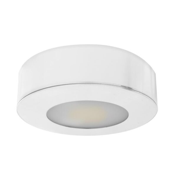 Luminario led atenuable blanco neutro 4 Watts óptica 120° redondo empotrar o sobreponer
