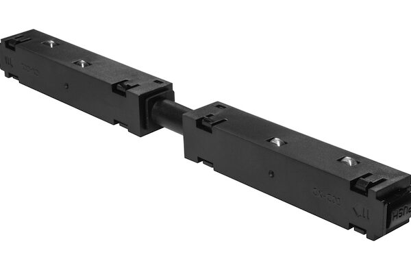 Conector electrificado macho-macho con cable de 2 cm para riel magnético 48Vcc 200W máximo