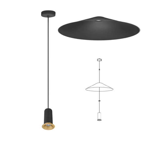 Lámpara Colgante de LED Blanco cálido Linea Europea
