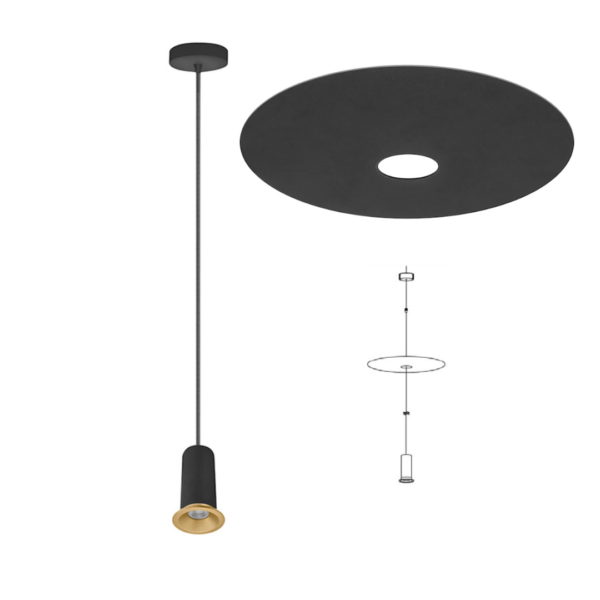 Lámpara Colgante de LED Blanco Cálido Linea Europea