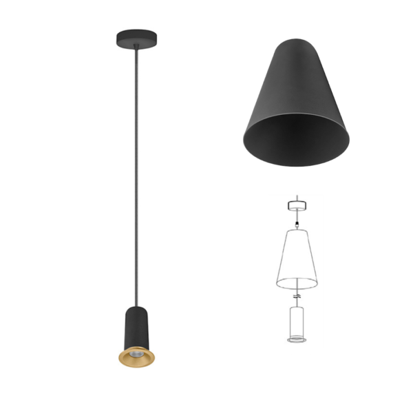 Lámpara Colgante de LED Blanco Cálido Linea Europea