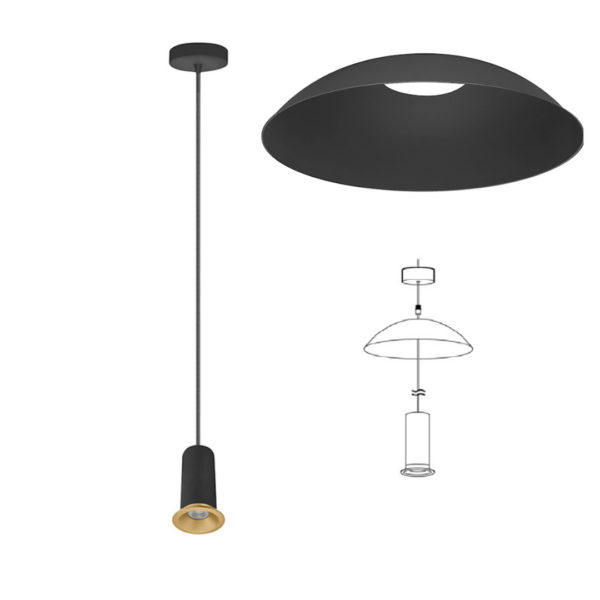 Lámpara Colgante de LED Blanco Cálido Linea Europea