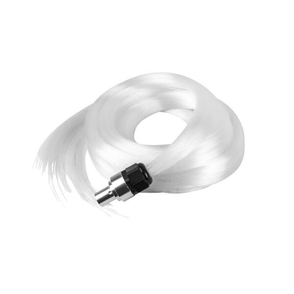 Concentrado de 400 piezas de fibra óptica desnuda 3 m de largo y 0.75 mm de ancho ensambladas a conector mecánico