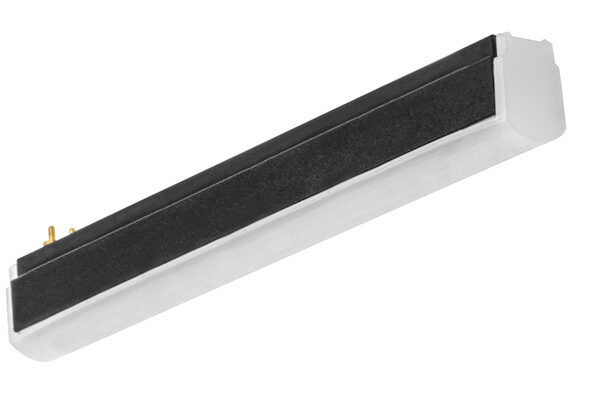 Luminario para micro track magnético tipo flood de led blanco cálido 1 Watt