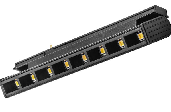 Luminario para micro track magnético puntual rectangular dirigible de led blanco cálido 1 Watt