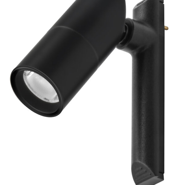 Luminario para micro track magnético tipo spot dirigible de led blanco cálido 1 Watt