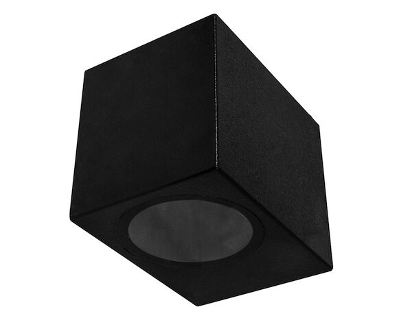 Luminario para Luminario GU10 10 Watts máx. rectangular policarbonato negro no incluye Luminario 100-240Vca protección IP65