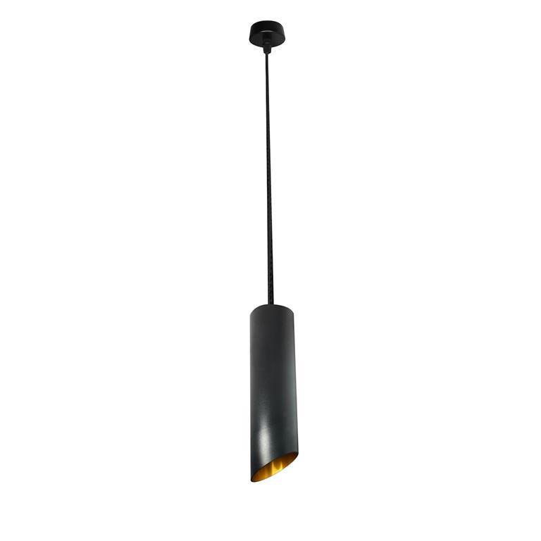 Elegante lámpara LED regulable rectangular en negro - Powell