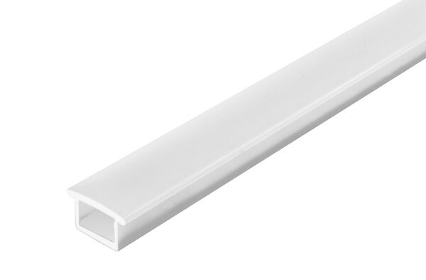 Mica difusa rectangular cerrada para perfil de aluminio PA3030 rectangular 2 m