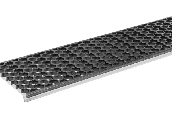 Kit que incluye mica difusa de 2m de largo y 10 tramos de 20cm de filtro tipo rejilla (louver honey) para perfil de aluminio ILUPA5175N rectangular 2 m