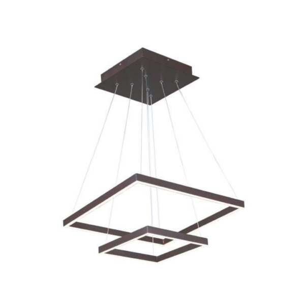 Lámpara colgante s acabado Bronce 2 LED