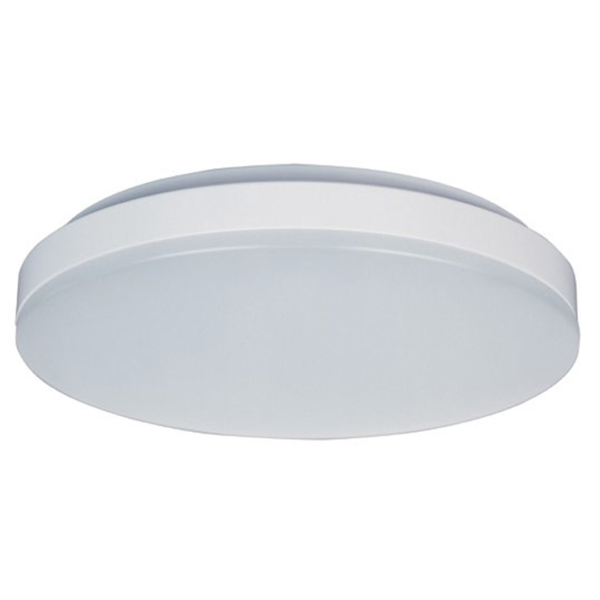 Lámpara tipo flush mount downlight led acabo blanco para empotrar en techo 3000k, 15w,