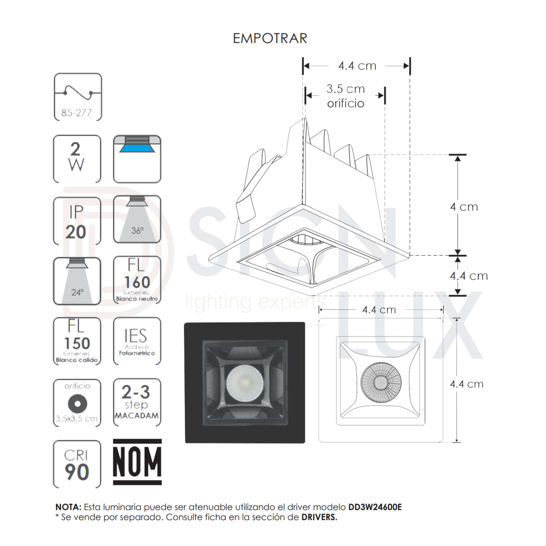 DOWNLIGHT-RASTER-ILURAST2WWW-ILURAST2WNW-ILURAST2WBWW-ILURAST2WBNW-MEDIDAS