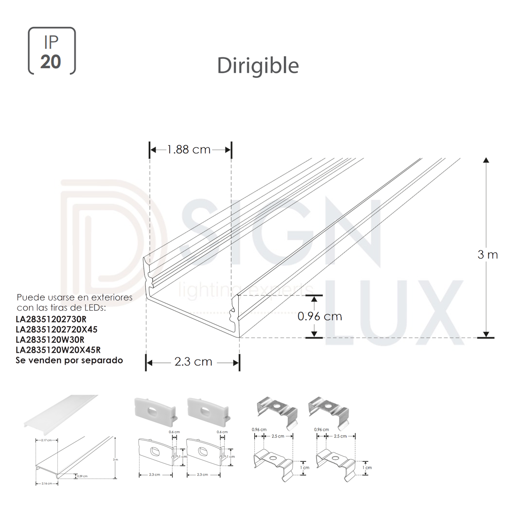 perfil-color-blanco-ILUPA2310KIT-ilumileds