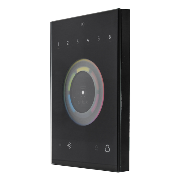 Interfaz-DMX-sobreponer-pared-pantalla-sensitiva-al-tacto-STICKCW4-ilumileds