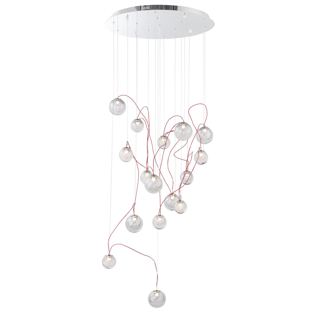 Lámpara colgante LED Bobble de 16 luces-ET2-E20656-91PC-luminario Lámpara colgante LED Bobble de 16 luces-ET2-E20656-91PC-luminario