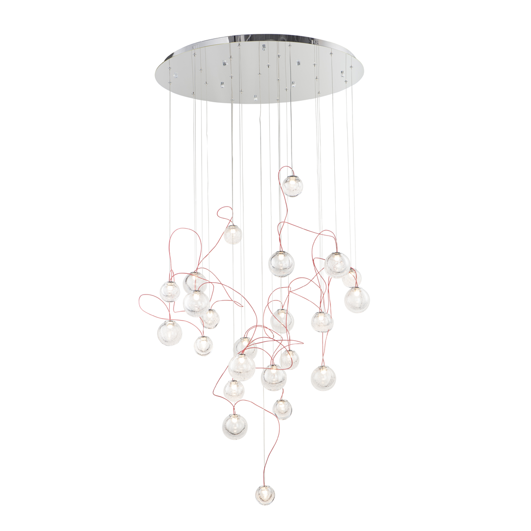 Lámpara colgante LED Bobble de 24 luces-ET2-E20658-91PC-luminario Lámpara colgante LED Bobble de 24 luces-ET2-E20658-91PC-luminario