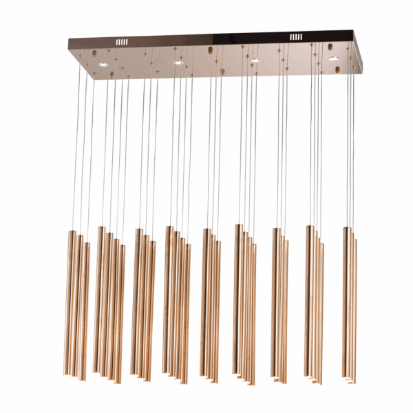 Lámpara colgante LED de tubos-FLUTE-E10010-RG -ET2