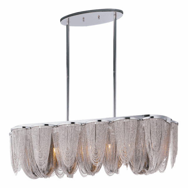 Lámpara colgante de cadenas de 7 luces, Chantilly-21463NKPN-ET2