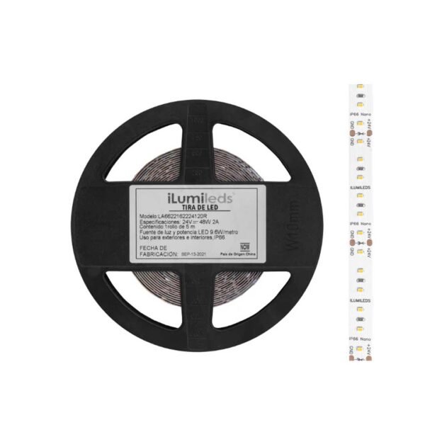 Tira-LED-NANO-atenuable-LA6622162224120R-LA6622162724120R-LA662216WW24120R-LA662216Z24120R-Ilumileds-tiras-led-tienda-de-lamparas-designlux