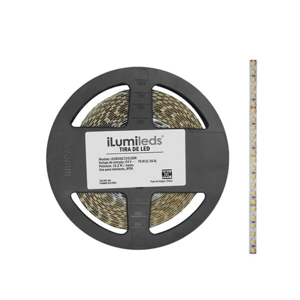 Tira-LED-atenuable-LE28352724120R-LE2835Z24120R-LE2835W24120R-Ilumileds-tiras-led-tienda-de-lamparas-designlux