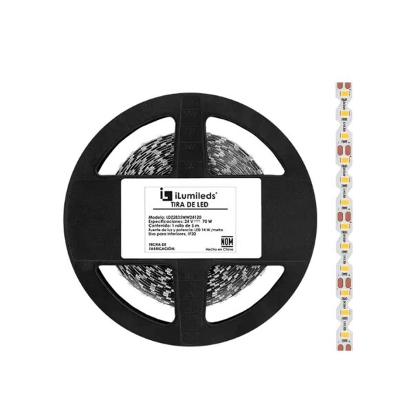 Tira-LED-zigzag-atenuable-LDZ2835WW24120-LDZ2835Z24120-LDZ2835W24120-Ilumileds-tiras-led-tienda-de-lamparas-designlux