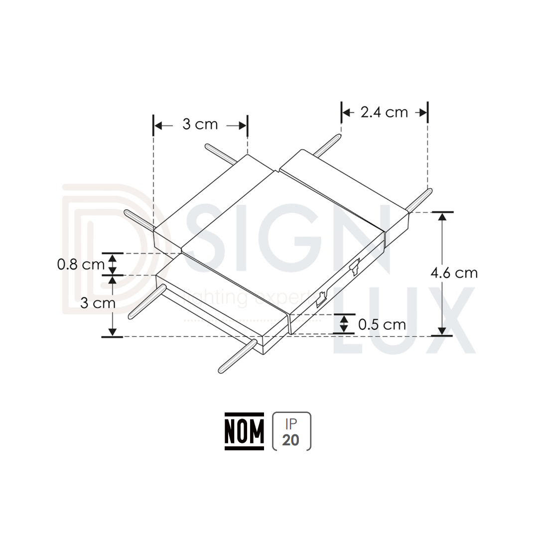 cople-en-forma-de-T-COPMINI30BTH-COPMINI30WTH-ilumileds-medidas cople-en-forma-de-T-COPMINI30BTH-COPMINI30WTH-ilumileds-medidas