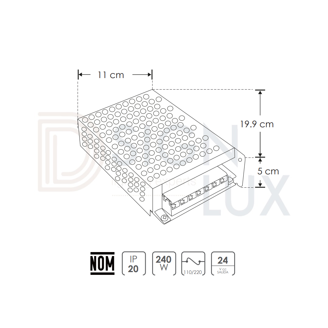 fuente-de-alimentación-para-tira-led-extrapalana-240W-CP240W-ilumileds-medidas fuente-de-alimentación-para-tira-led-extrapalana-240W-CP240W-ilumileds-medidas