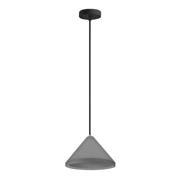 lámpara-colgante-de-concreto-acabado-gris-25W-IP20-Vendeve-ILUEUR7506CG-ilumileds-line-stone-tienda-de-lamparas-designlux-luminario