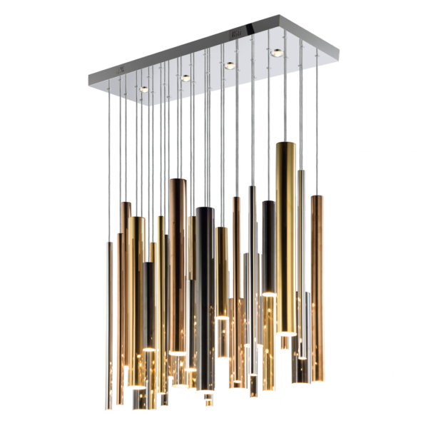 lampara-colgante-led-cascada-de-cilindros-de-35-luces-color-negro-oro-cromo-MINHA-Q30435-CRB-QUOR-luminario-suspendido-led-moderno