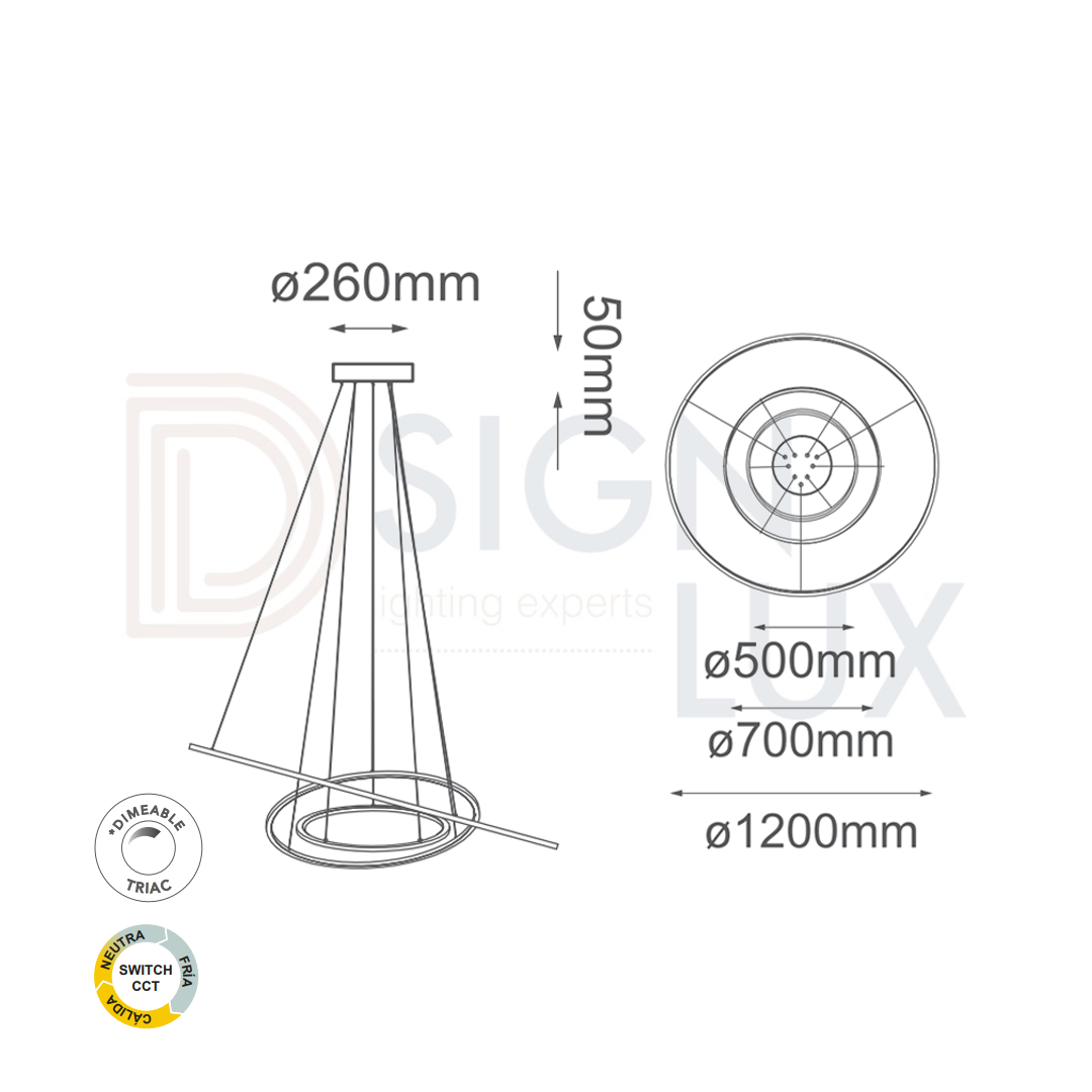 lampara-colgante-led-dimeable-3-aros-led-KREIS-Q24483-GD-QUOR-luminario-LED-medidas lampara-colgante-led-dimeable-3-aros-led-KREIS-Q24483-GD-QUOR-luminario-LED-medidas