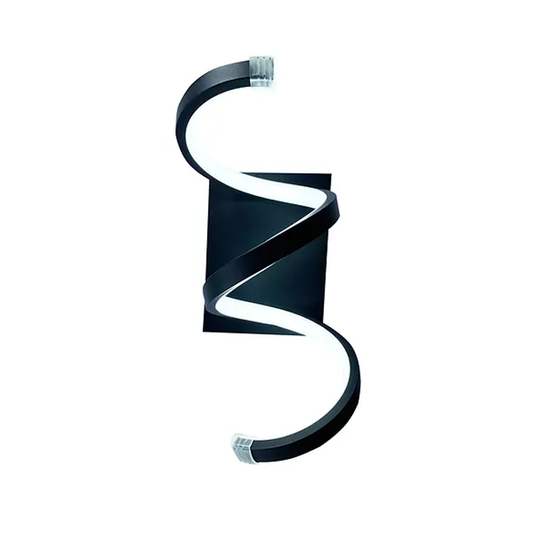 lampara-de-pared-led-inteligente-LUXICA-DESIGNLUX-SERPENTIN-6223 LAMPARA-PARA-PARED-COLOR-NEGRO-LUXICA-6223