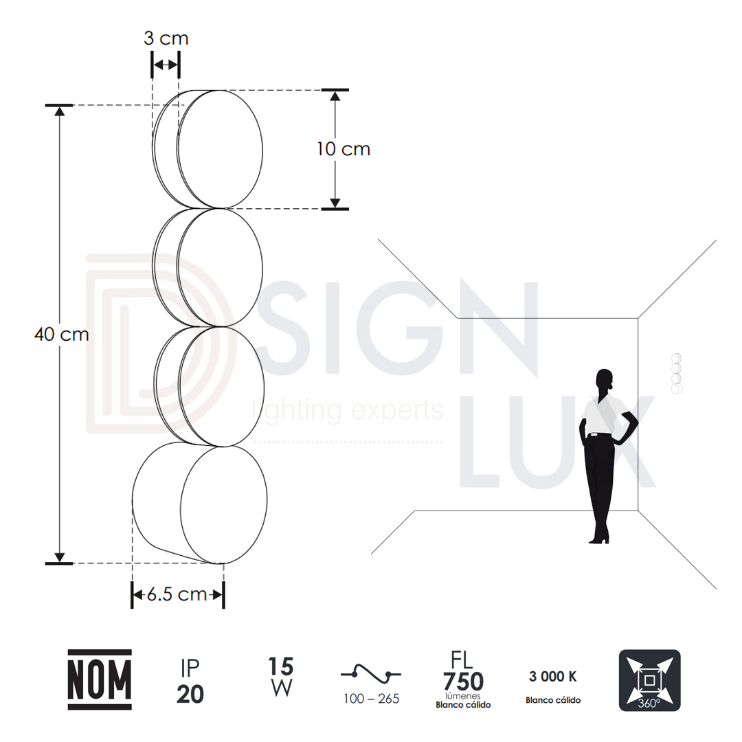 lampara-led-para-pared-color-oro-de-3-luces-ILUEUR1364G-ilumileds-medidas lampara-led-para-pared-color-oro-de-3-luces-ILUEUR1364G-ilumileds-medidas