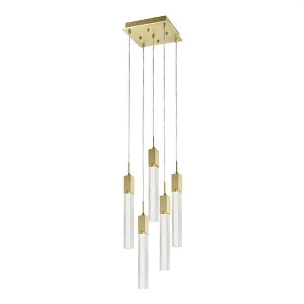 luminario-colgante-led-de-5-luces-color-oro-Sketch-Q33025-BG-QUOR-lampara-suspendida-led-de-5-bloques-color-dorado