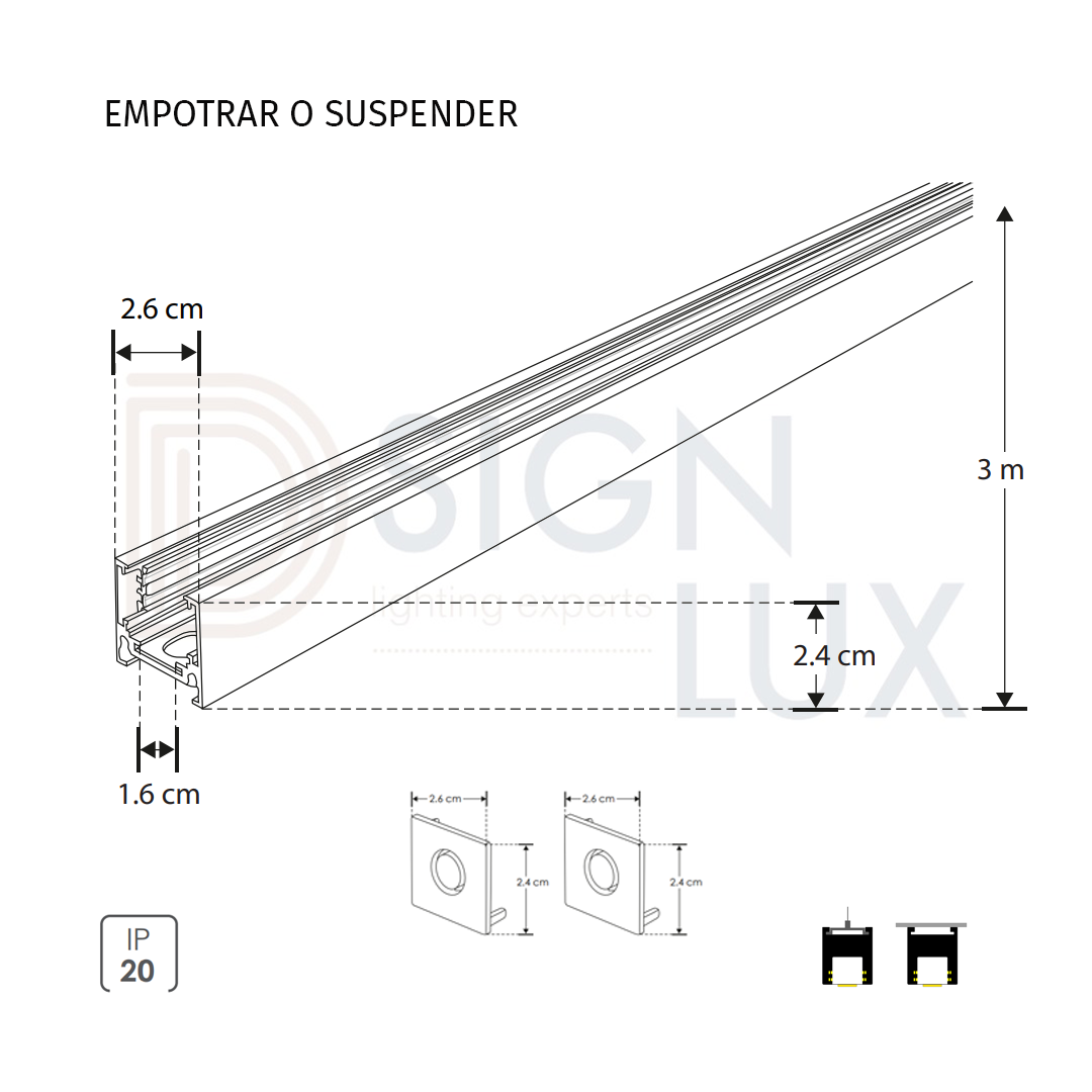 riel-magnetico-para-empotrar-o-suspender-marca-ilumileds-kit-ILUTMAG2624SS-medidas riel-magnetico-para-empotrar-o-suspender-marca-ilumileds-kit-ILUTMAG2624SS-medidas