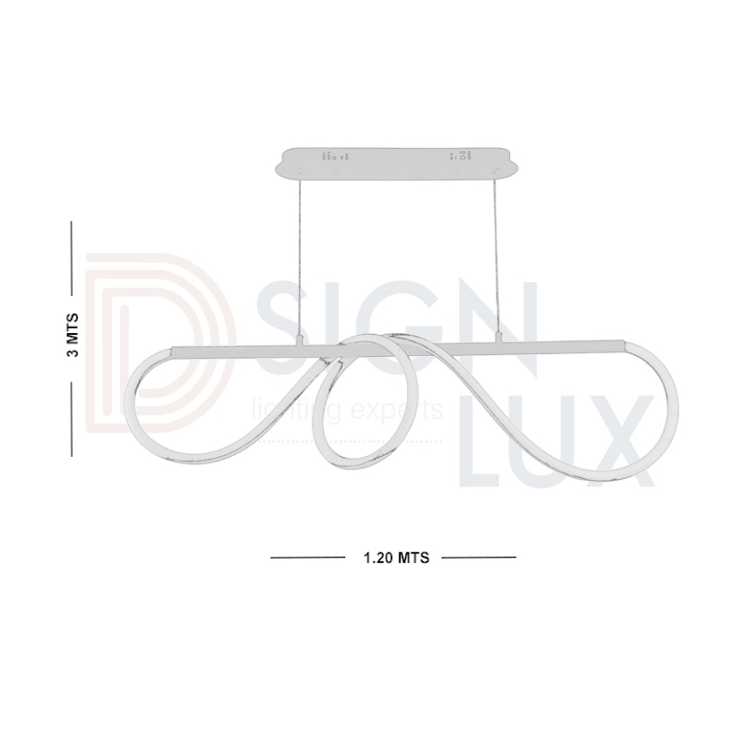lampara-colgante-moderno-de-manguera-LED-ROPE-9219-medidas lampara-colgante-moderno-de-manguera-LED-ROPE-9219-medidas