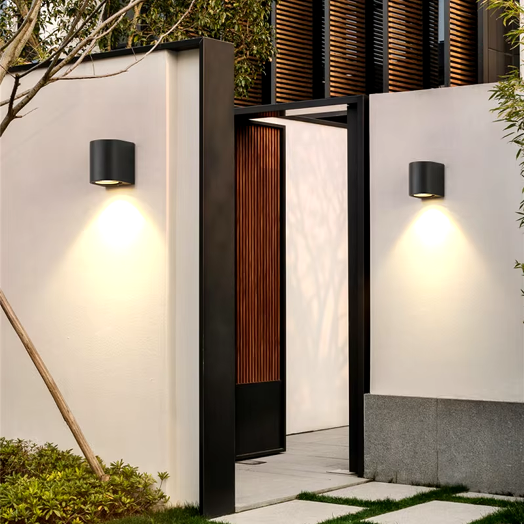 Lampara-para-pared-led-color-grafito-05-7491-04-ODIN-ASTRO-LED-ambiente Lámpara de sobreponer en pared decorativo base GU10, 35W, para interiores y exteriores IP44. - Imagen 2