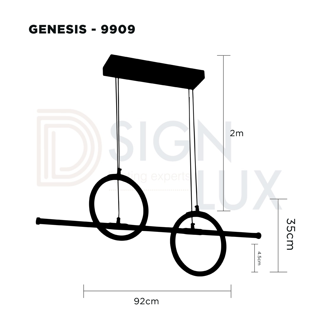 LAMPARA-LED-COLGANTE-COLOR-NEGRO-GENESIS-9909-LUXICA-medidas LAMPARA-LED-COLGANTE-COLOR-NEGRO-GENESIS-9909-LUXICA-medidas