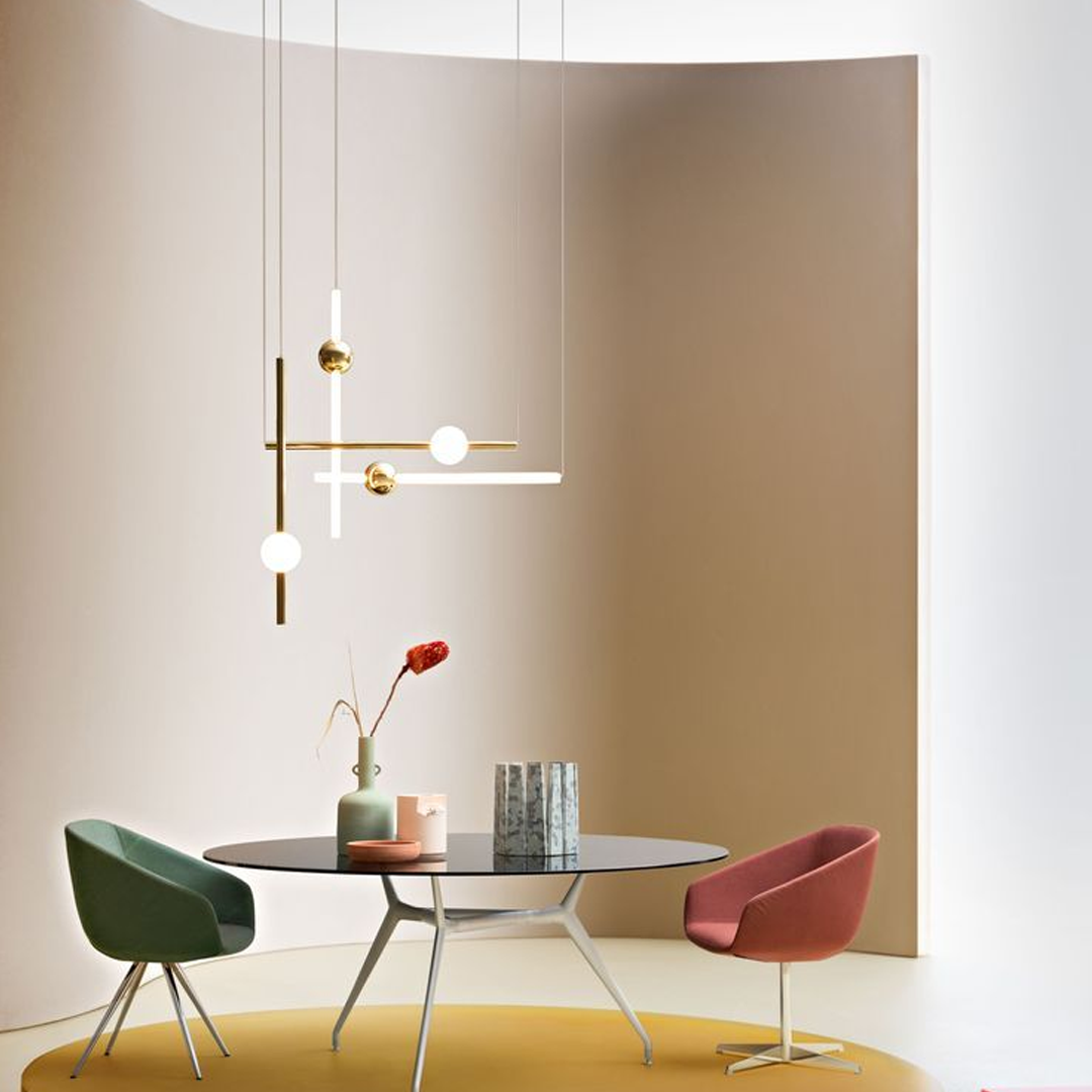 lampara-colgante-led-moderna-minimalista-color-oro-CRUZE-Q10053-GD-QUOR-Luminario-suspendido-led-futurista-ambiente-comedor