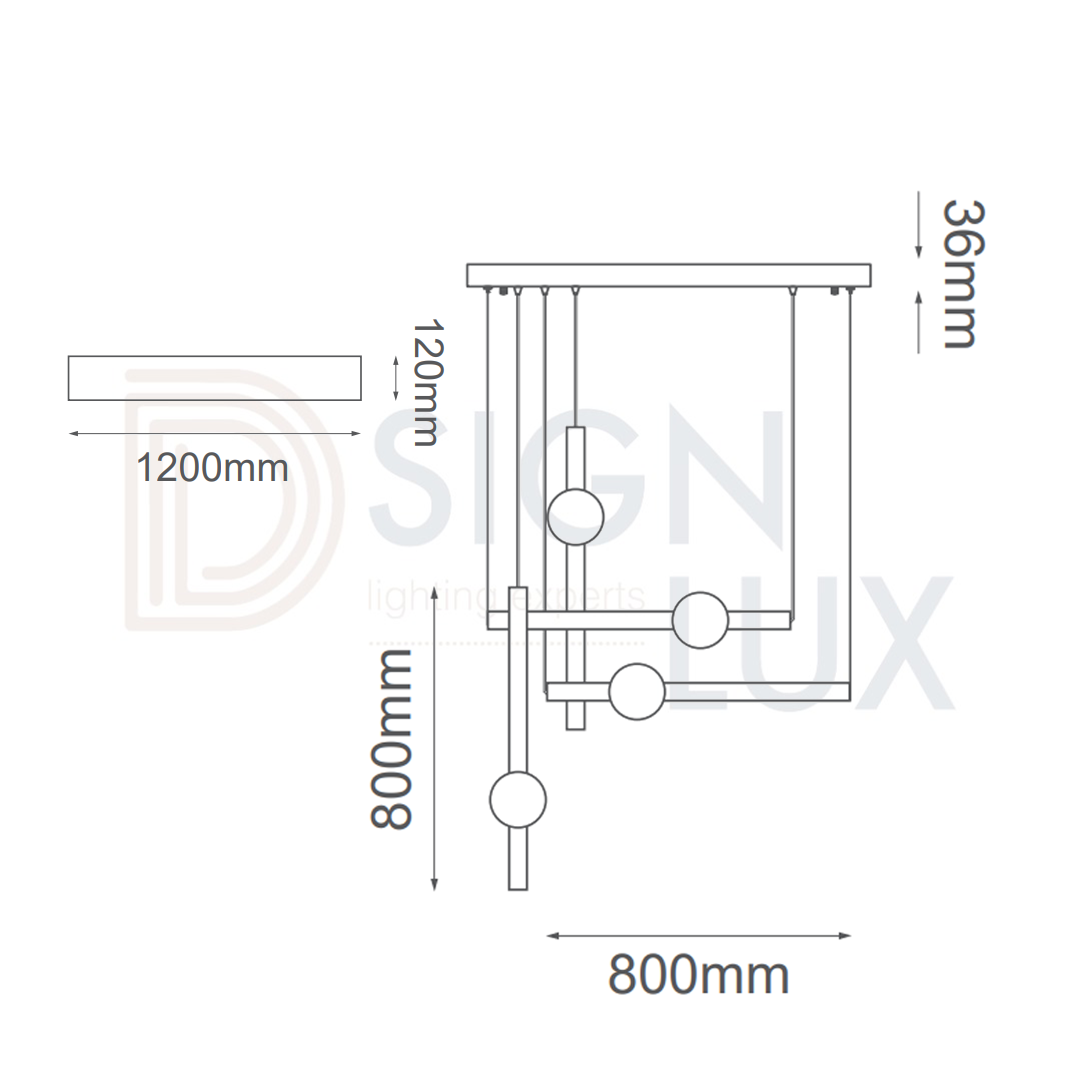 lampara-colgante-led-moderna-minimalista-color-oro- y-negro-CRUZE-Q10053-GD-Q10053-BK-QUOR-Luminario-suspendido-led-futurista-medidas