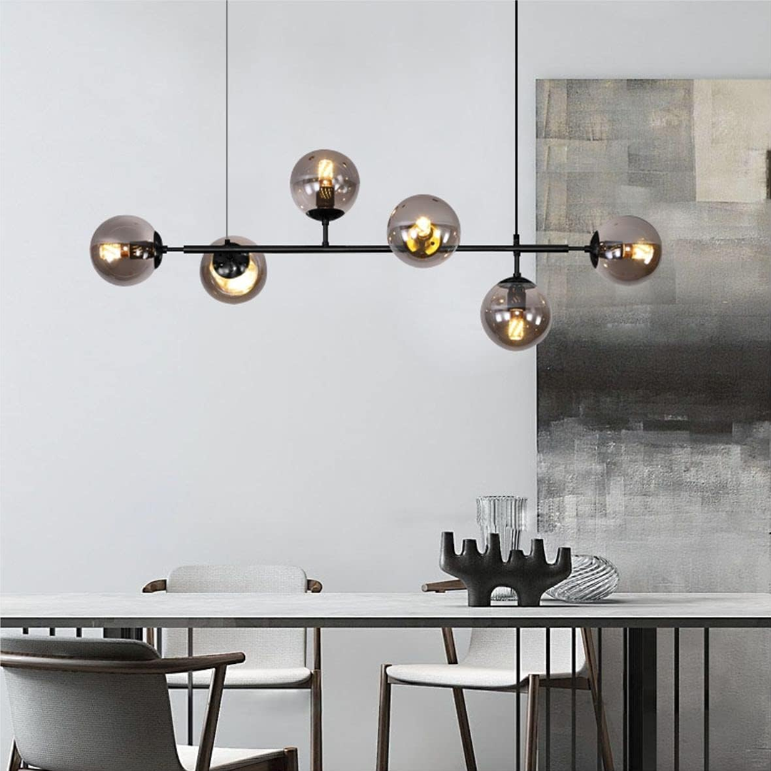 lampara-colgante-de-esferas-6-luces-de-metal-y-cristal-Q81496-BK-Tulip-Quor-ambiente-lampara-para-comedor-tienda-de-lamparas-designlux lampara-colgante-de-esferas-6-luces-de-metal-y-cristal-Q81496-BK-Tulip-Quor-ambiente-lampara-para-comedor-tienda-de-lamparas-designlux