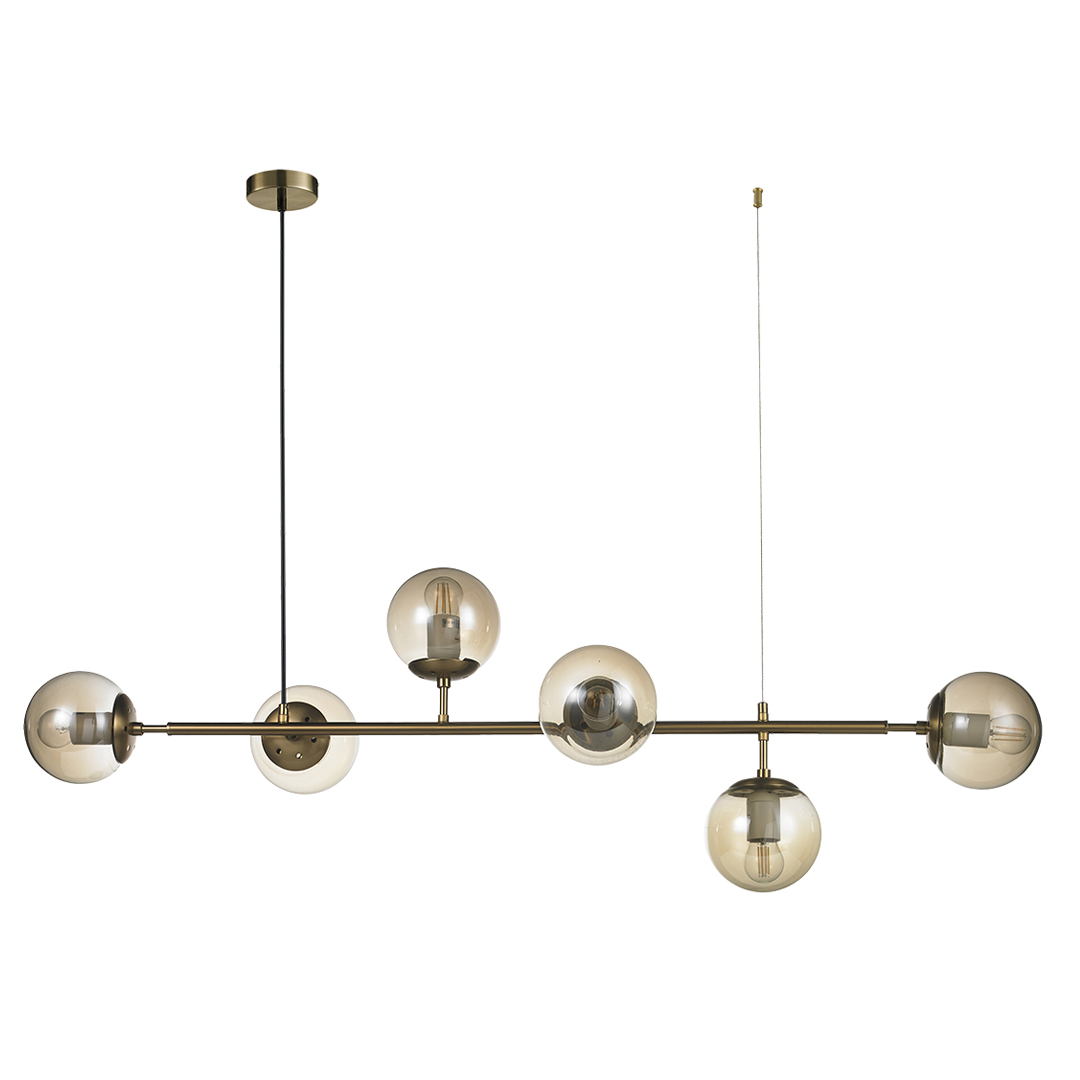 lampara-colgante-de-esferas-6-luces-de-metal-y-cristal-Q81496-BRZ-Tulip-Quor-tienda-de-lamparas-designlux