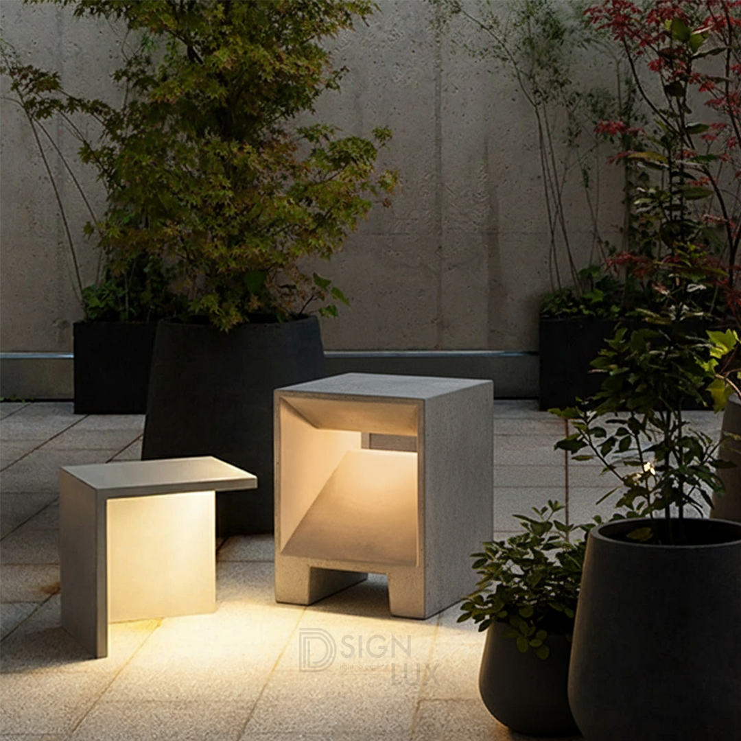 lampara-de-exterior-para-sobreponer-en-piso-tipo-bolardo-Oslo-ILUB20CM5WWWCG-ilumileds-line-stone-tienda-de-lamparas-e-iluminación-design-lux-luminario-en-ambiente-exterior-en-parques-publicos