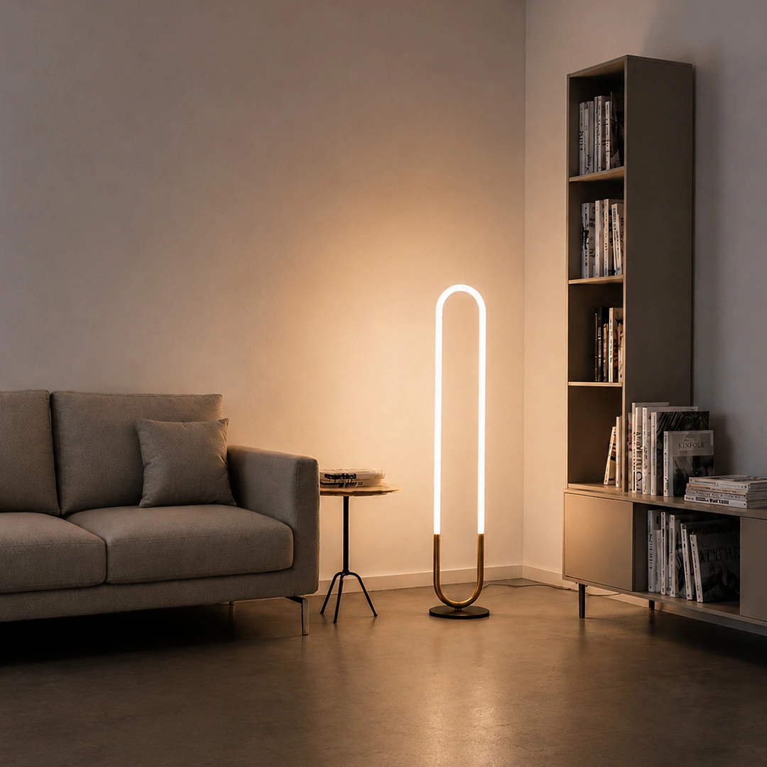 tienda de lamparas designlux lampara led de piso moderna